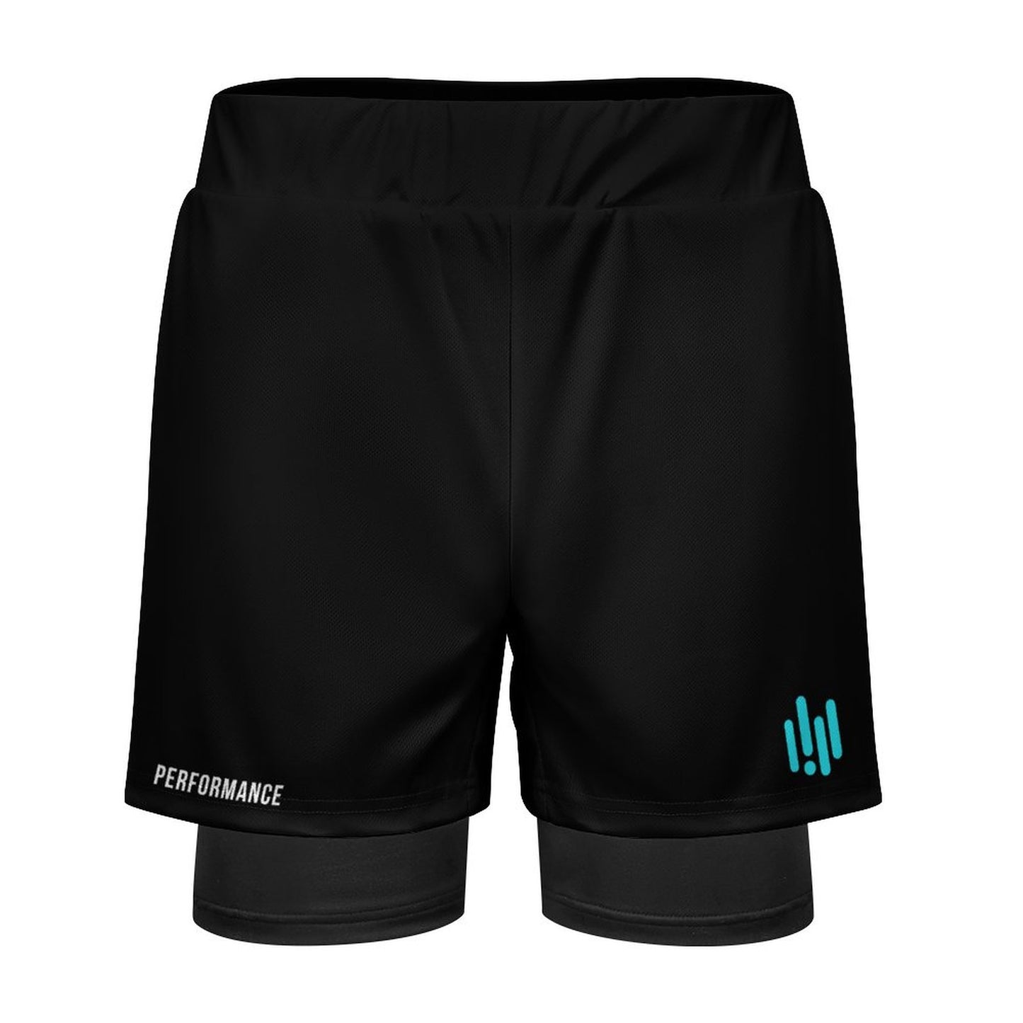 Men's Cardio District Performance Compression Gym Shorts with 4 Pockets