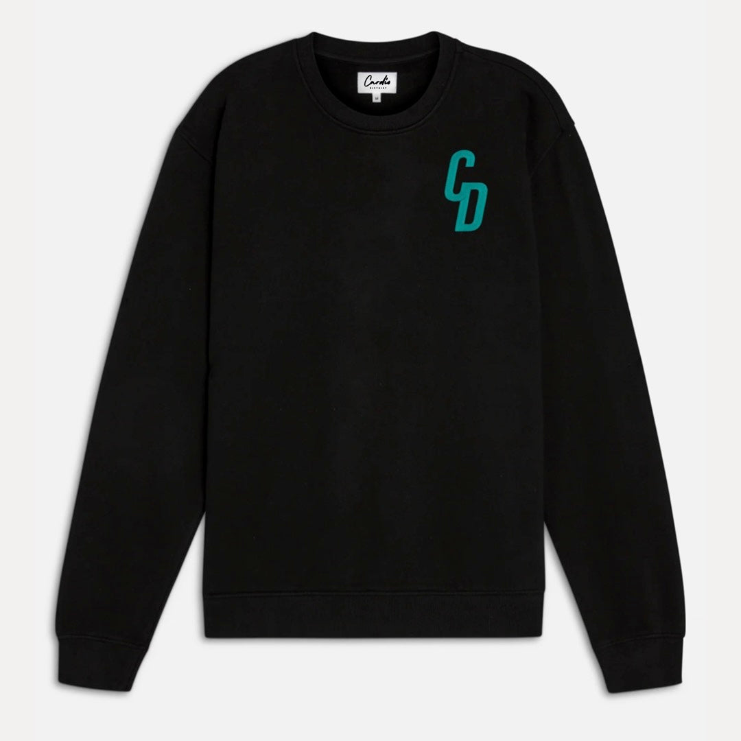 Unisex "Cardio District "CD" heavy crewneck sweatshirt