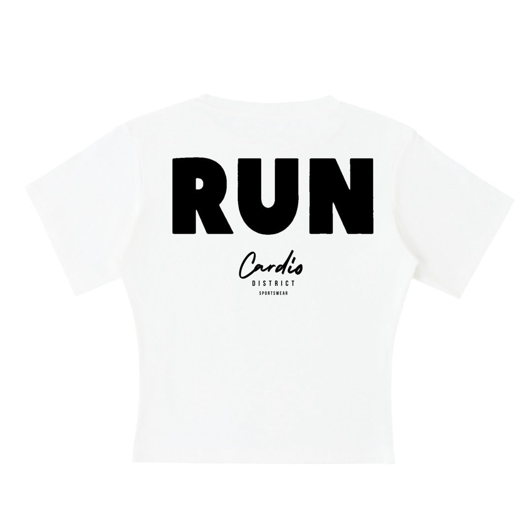 Women's Cardio District "CD" Lightweight Cocoon Shape Short Sleeve Top