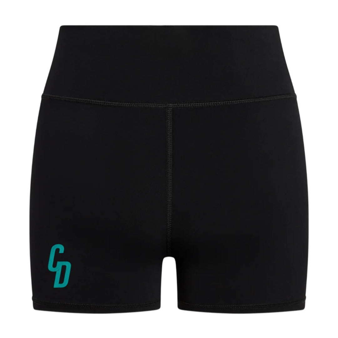 Women's Cardio District "CD" High Waist Biker Shorts
