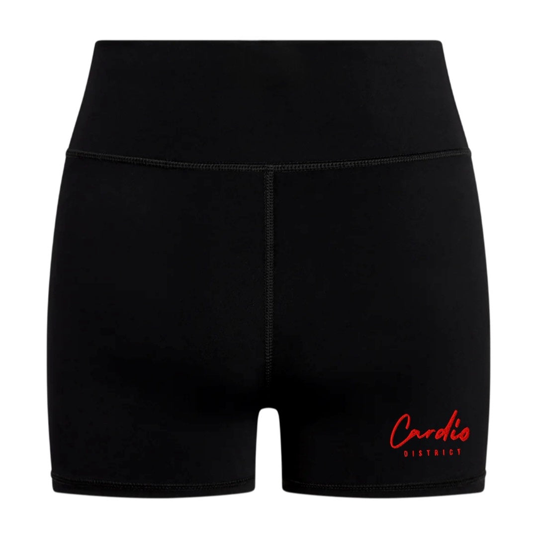 Womens Cardio District High Waist Biker Shorts