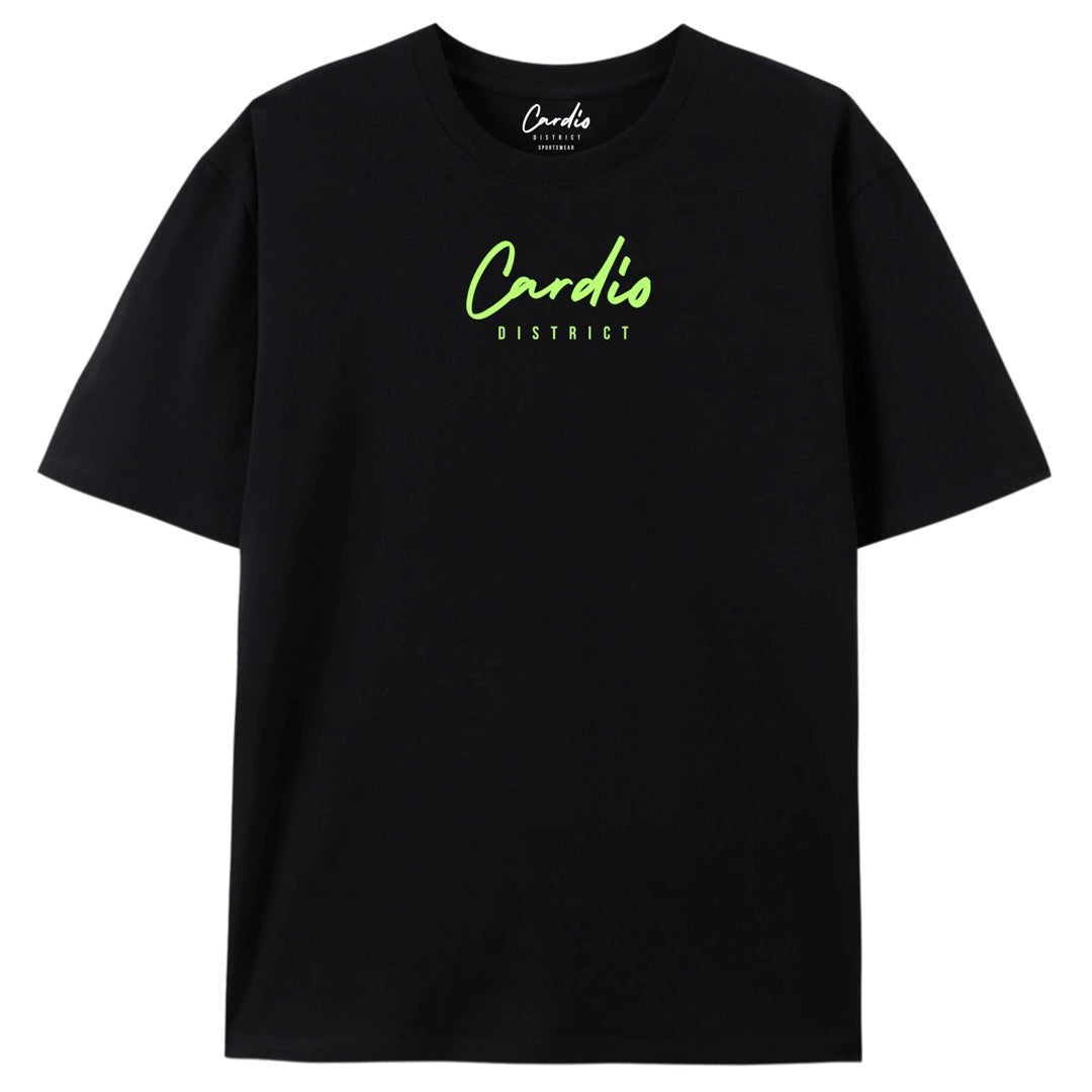 Men's Cardio District "RUN" Regular Fit Crew Neck T-shirt