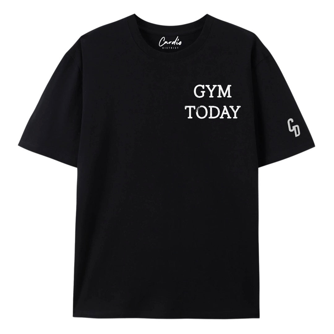 Men's Cardio District "GYM TODAY" Regular Fit Crew Neck T-shirt