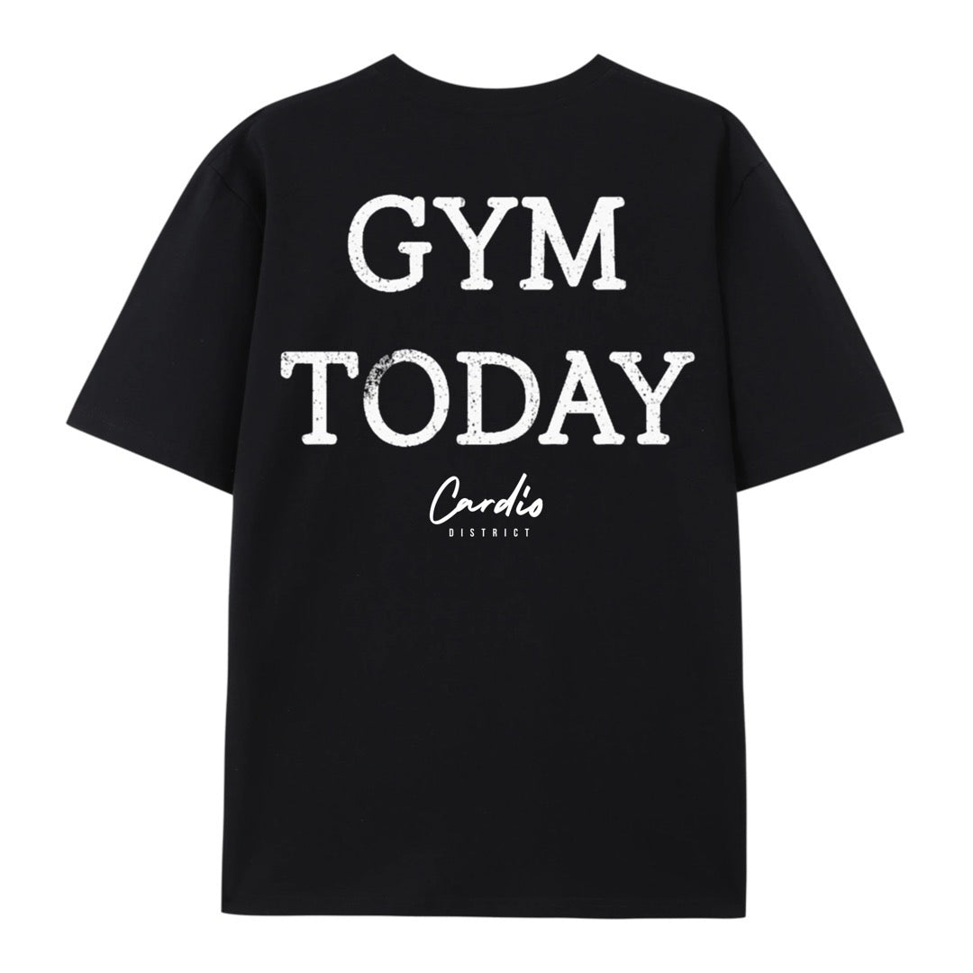 Men's Cardio District "GYM TODAY" Regular Fit Crew Neck T-shirt