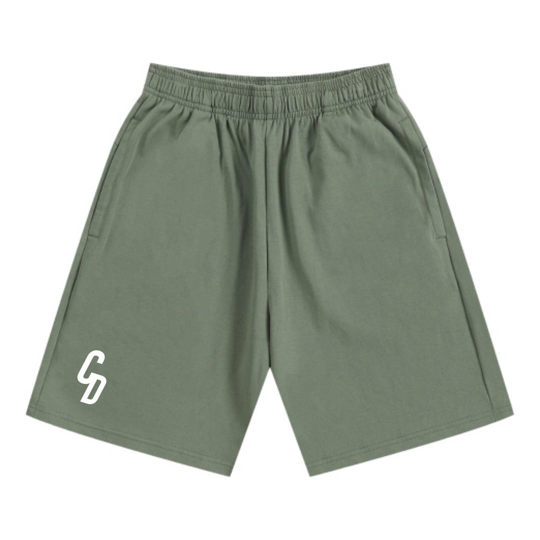 Men's Cardio District "CD" Essential Heavyweight Cotton Shorts