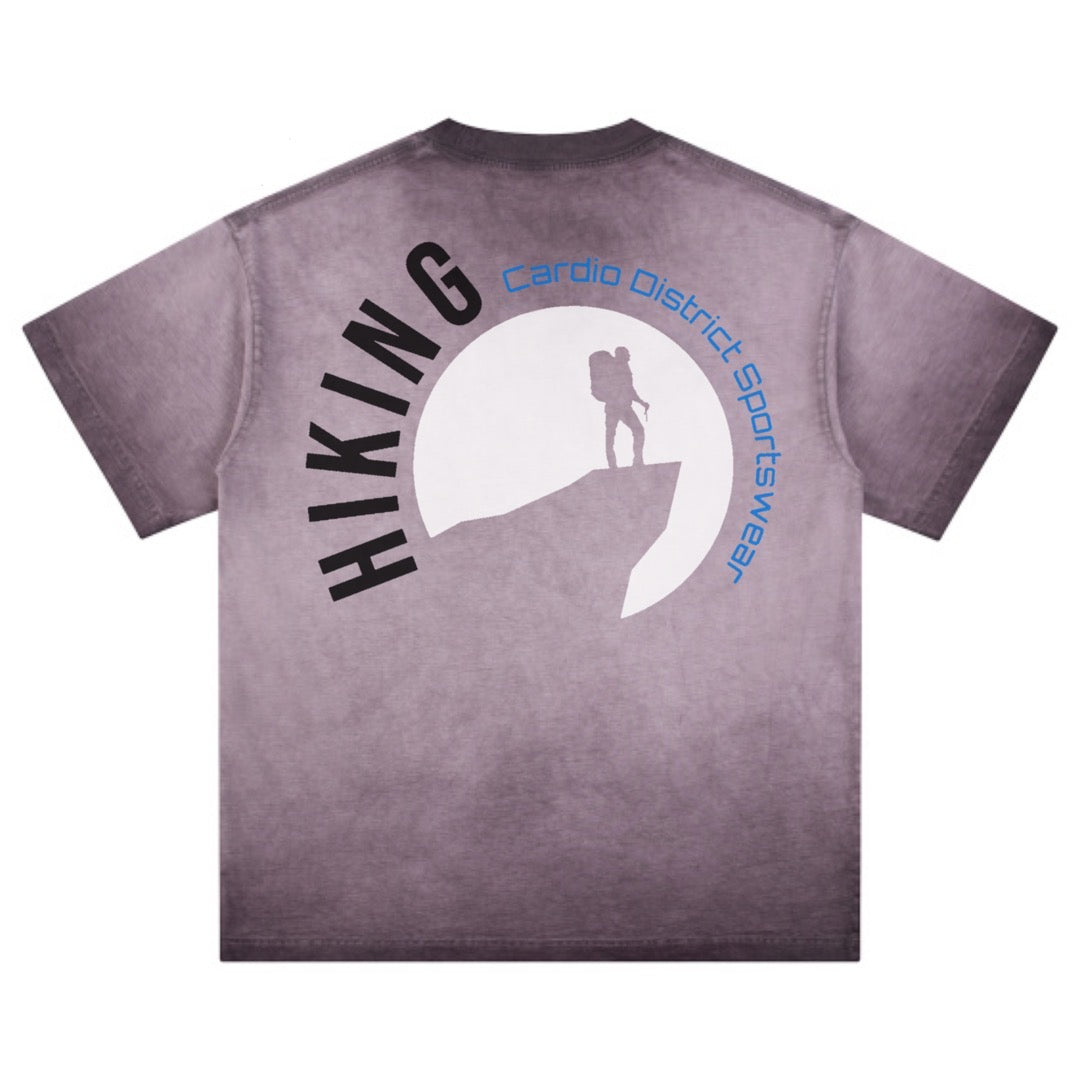 Men's Cardio District "HIKING" Reverse Dyed T-shirt