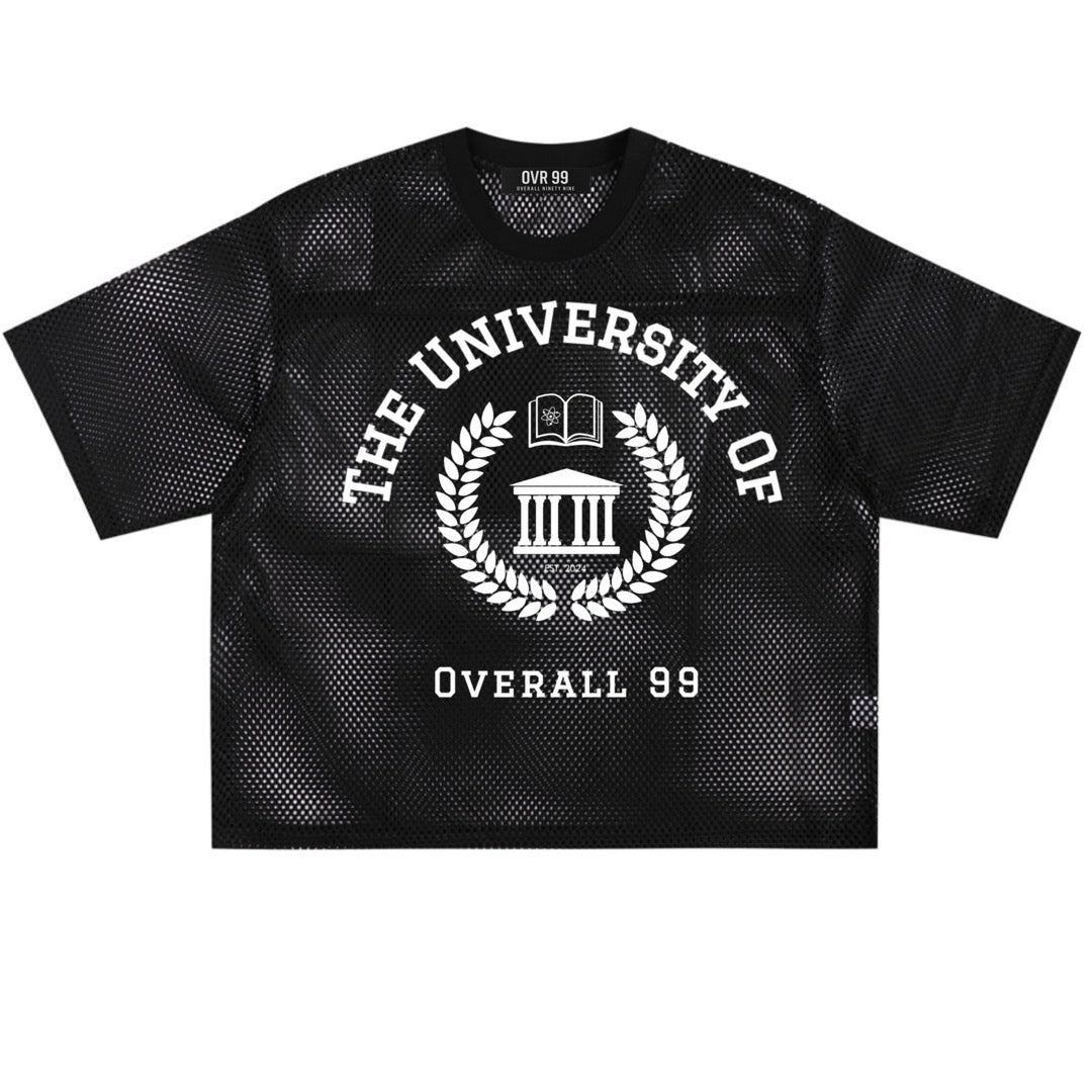 Men's Overall Ninety Nine "University" See-through Boxy Net Jersey