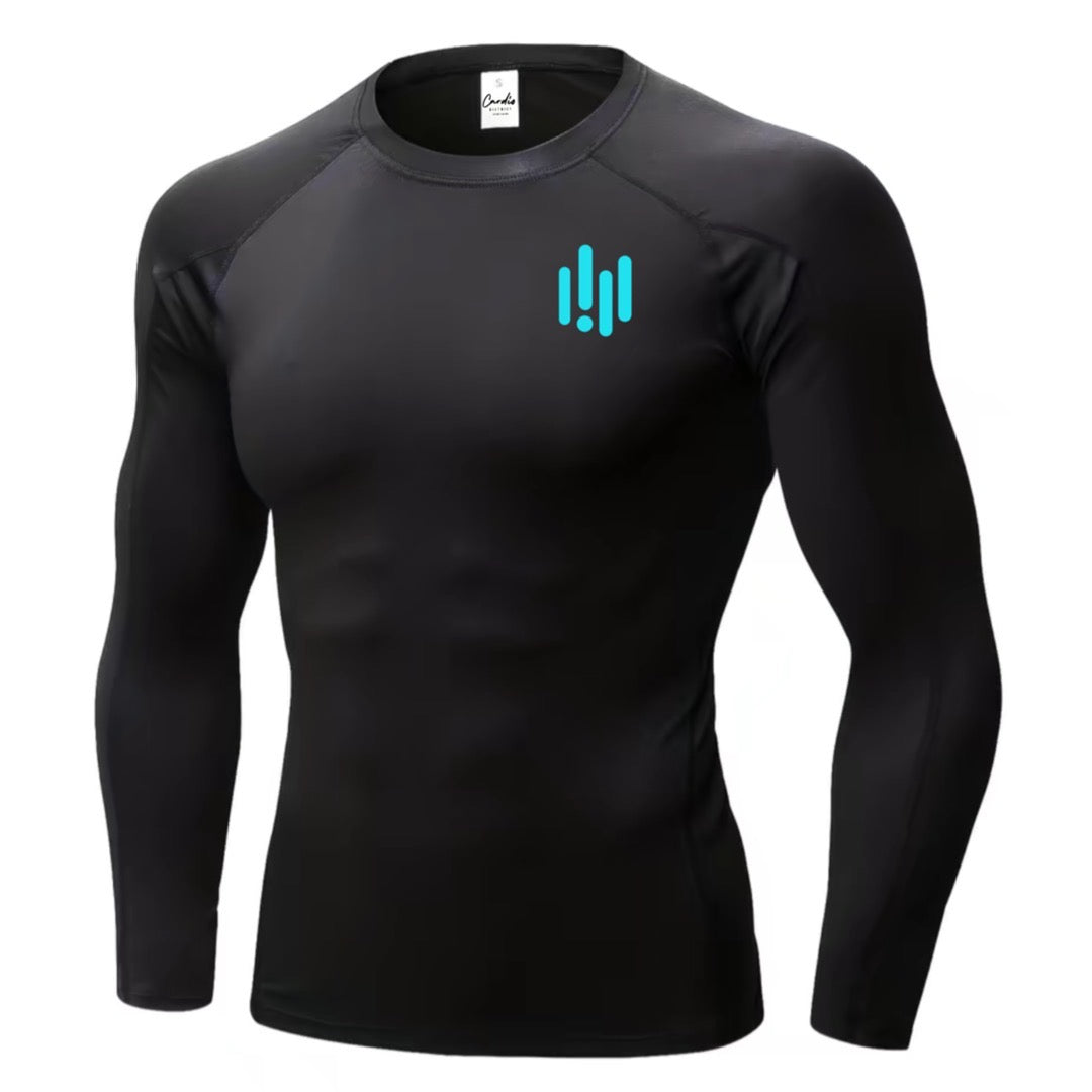 Men's Cardio District Long Sleeve Performance Rush Guard T-shirt