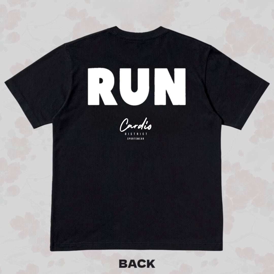 Men's Cardio District "Run" Cotton T Shirt