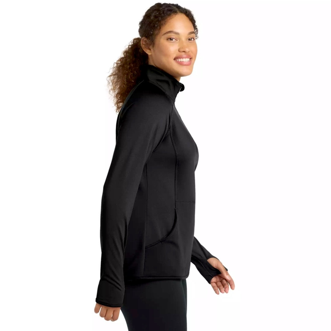 Women's Cardio District "CD" Thumbs Free Zip Pullover