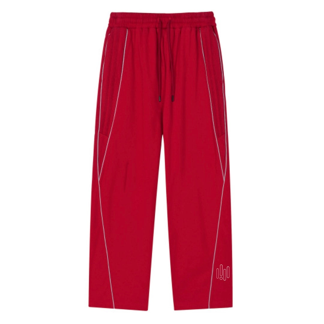 Men's Cardio District Reflection Striped Straight-Leg Sweatpants