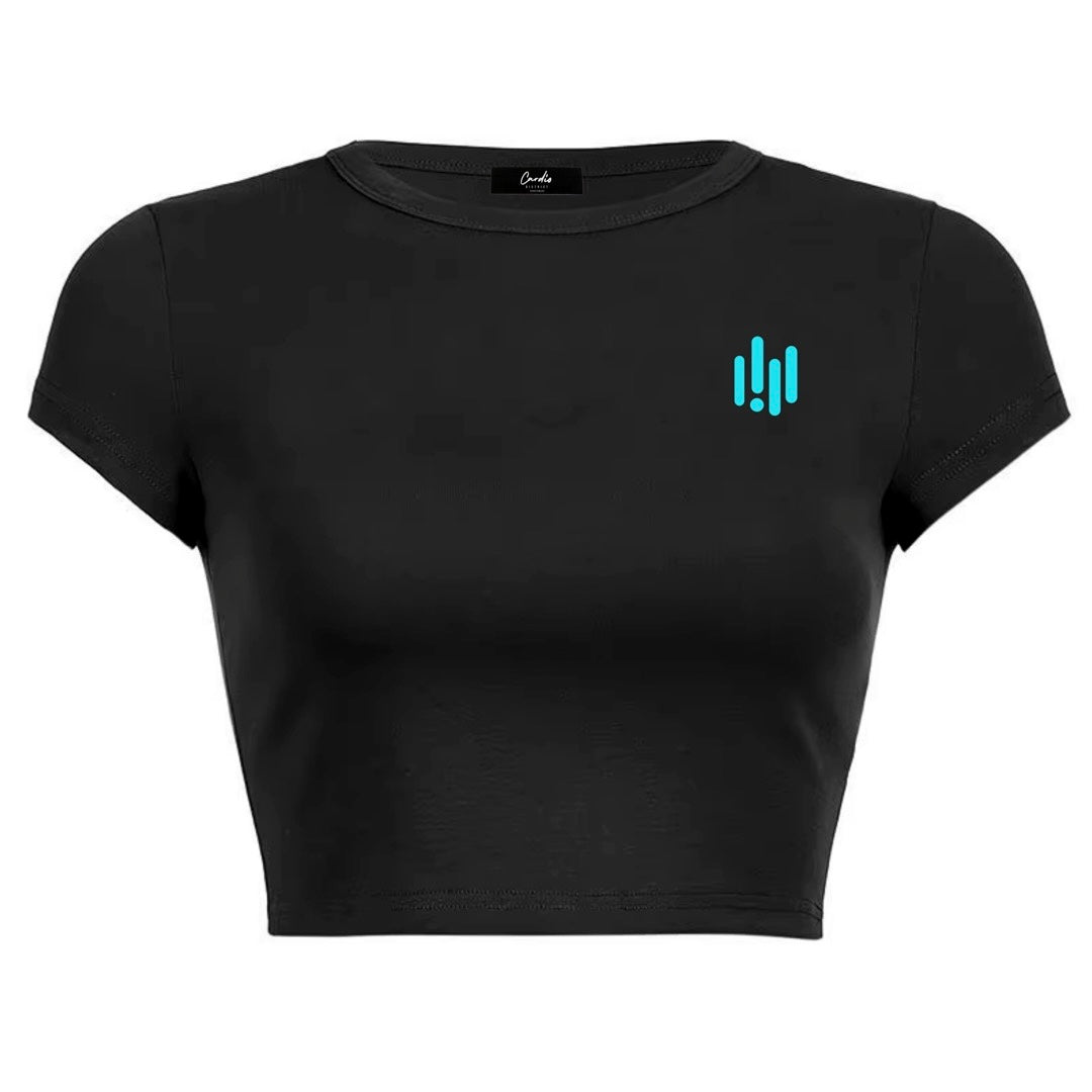 Women's Cardio District Baby Tee Seamless T-Shirt