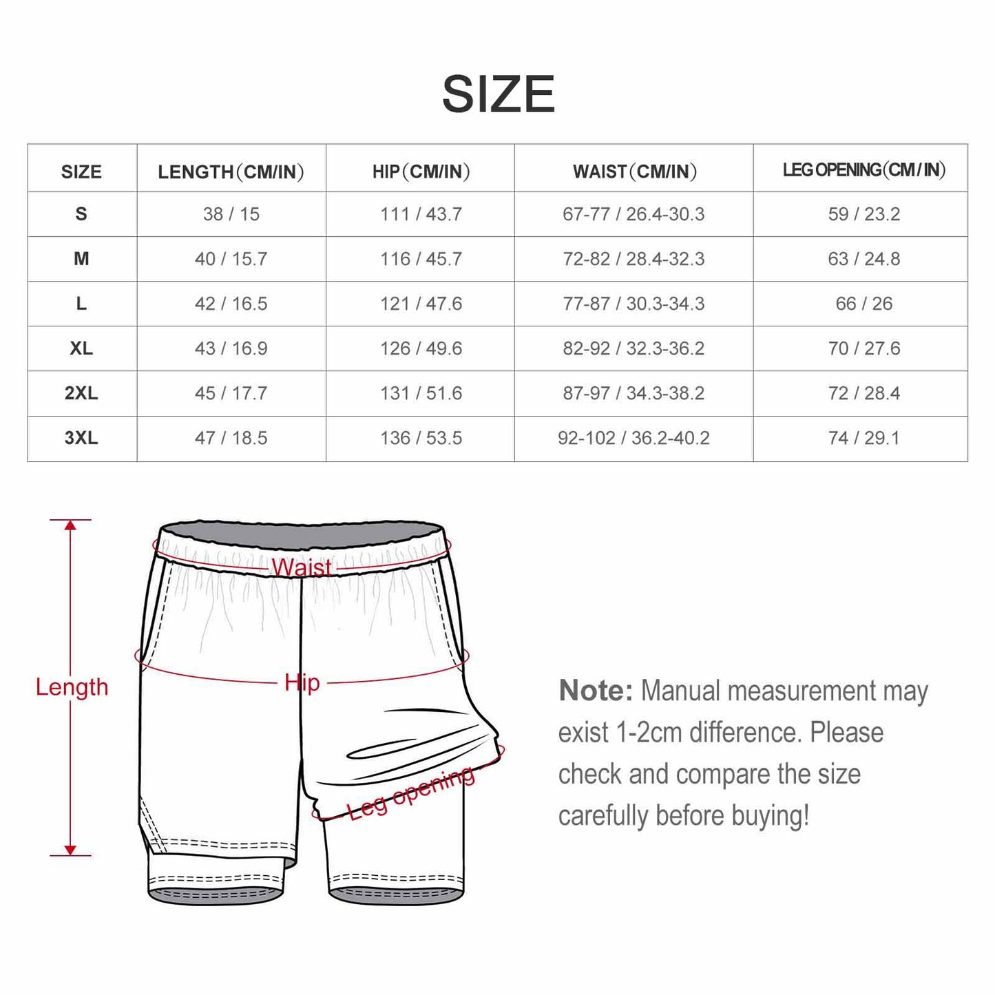 Men's Cardio District Performance Compression Gym Shorts with 4 Pockets