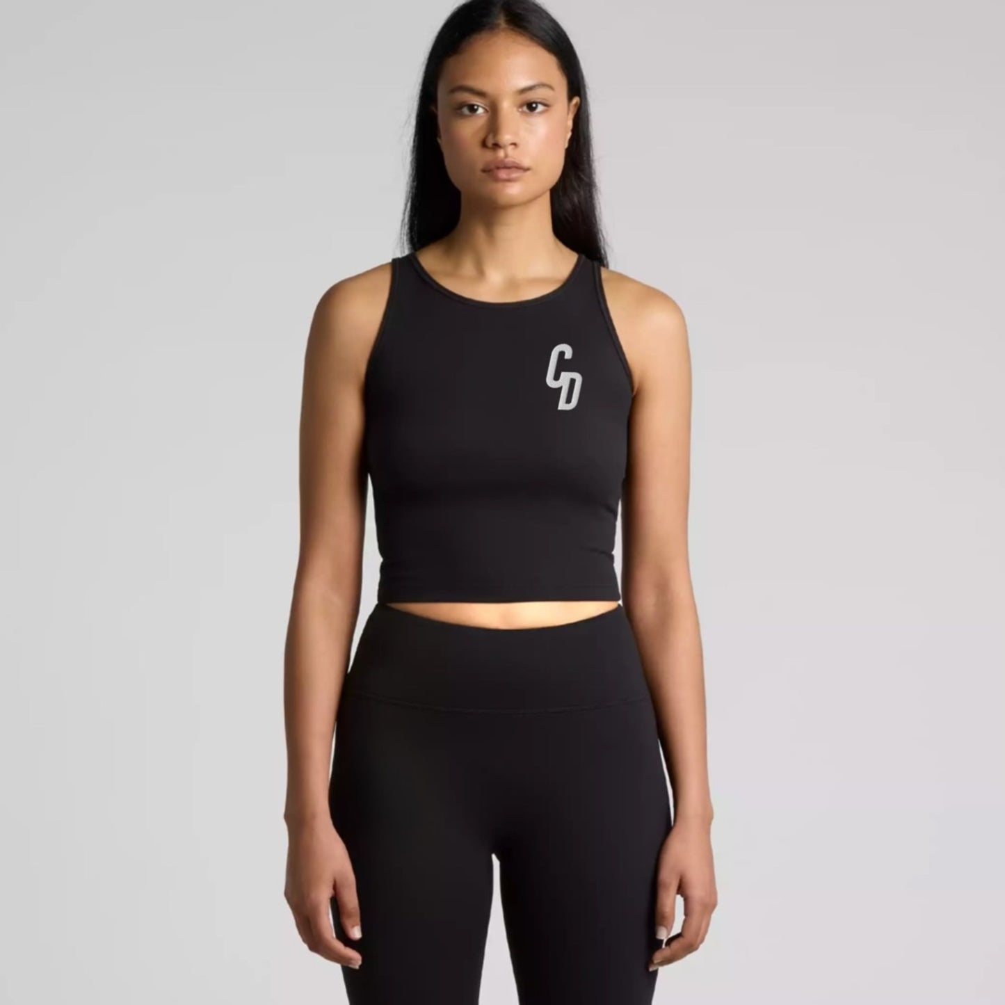 Women's Cardio District "CD"Active Crop Tank