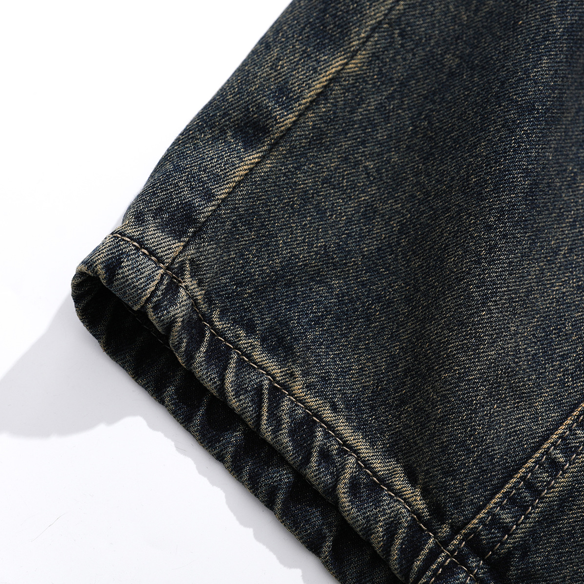 Men's Overall Ninety Nine "University" Heavyweight Multi-Pocket Washed Vintage Loose Jean