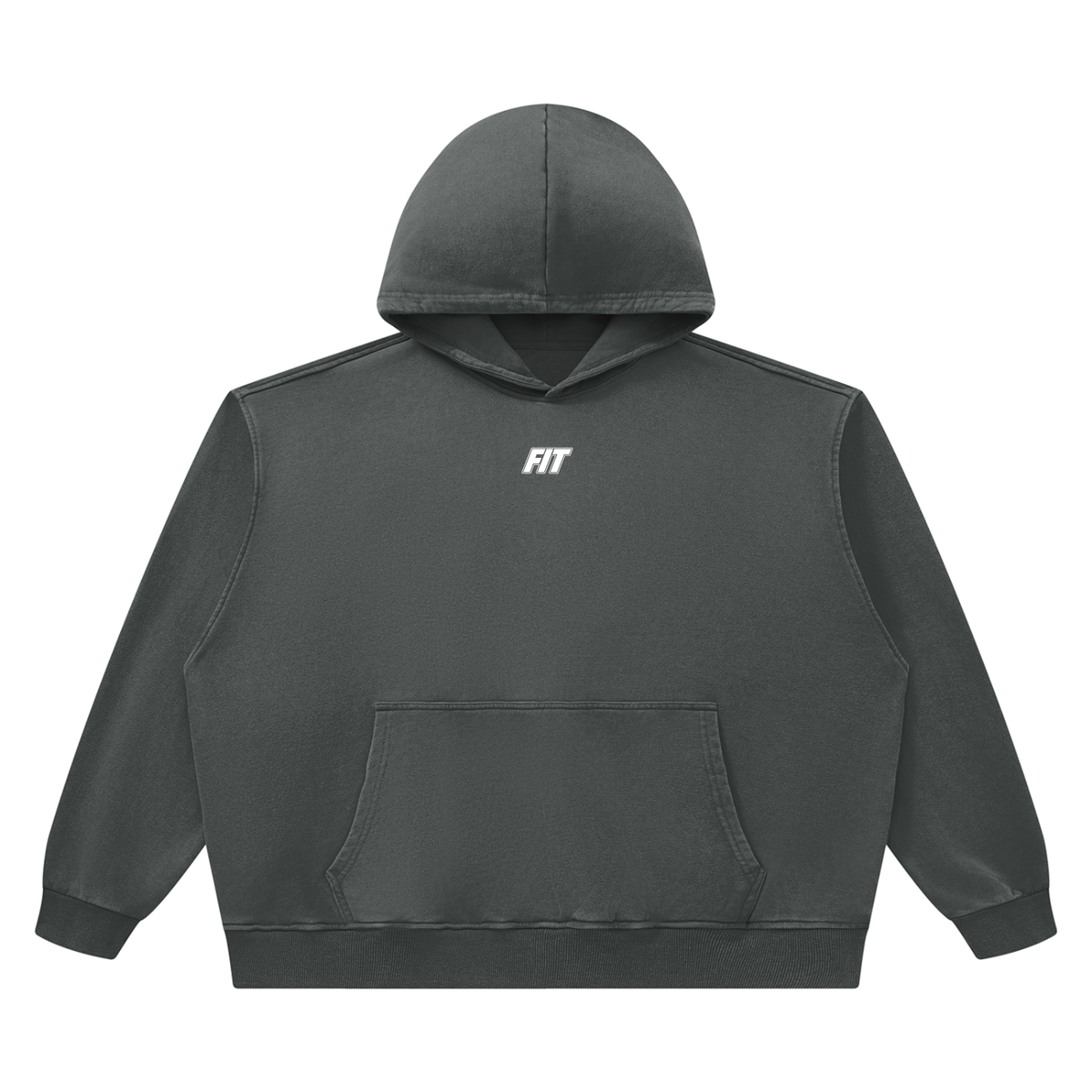 Men's Cardio District x FIT Heavyweight Vintage Wash Boxy Hoodie