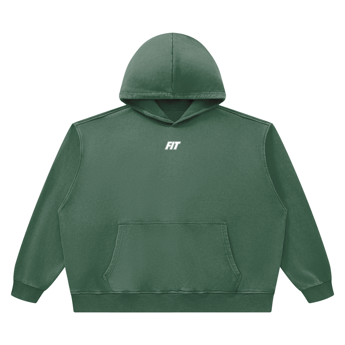 Men's Cardio District x FIT Heavyweight Vintage Wash Boxy Hoodie