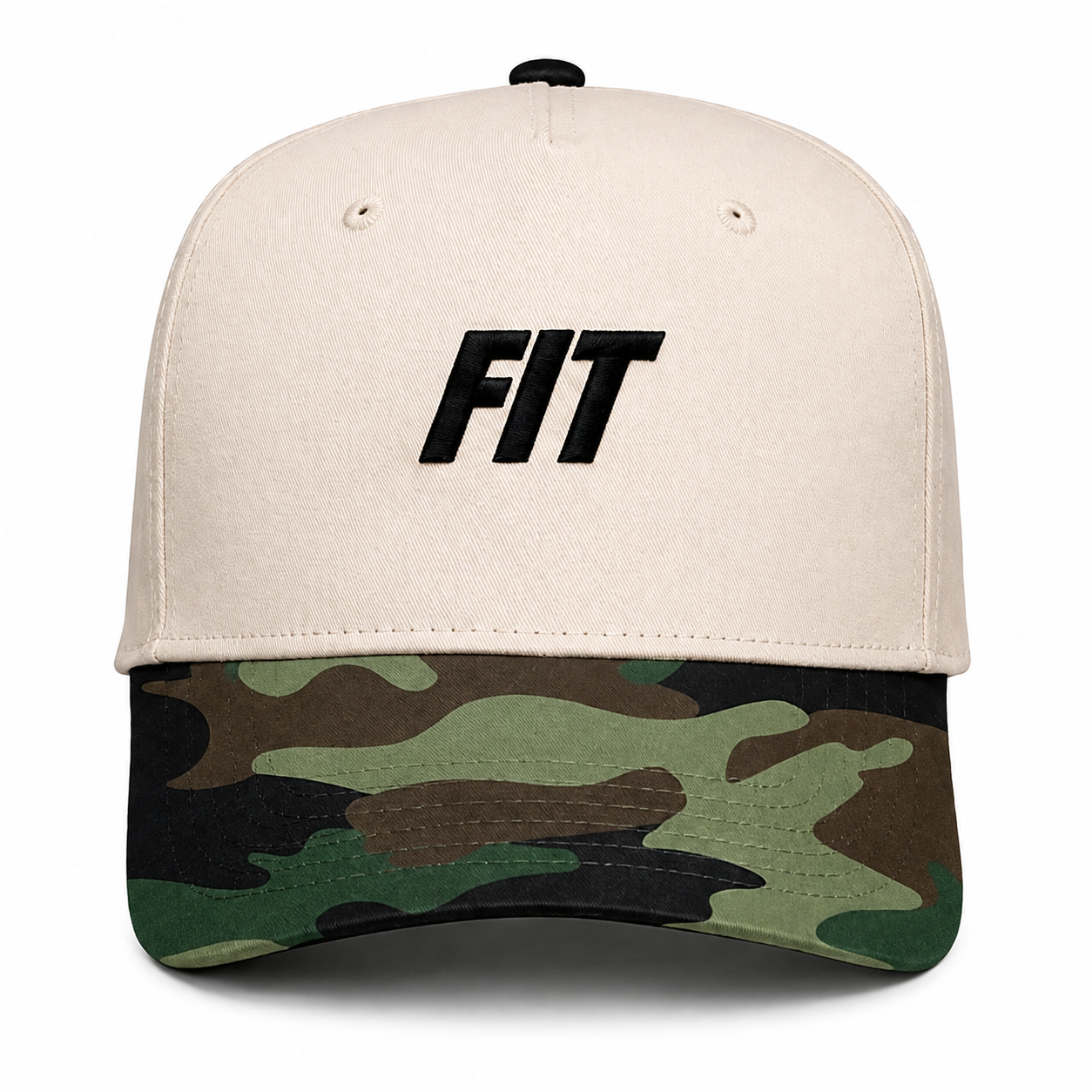 Cardio District x FIT Natural Camo Two Tone Cap
