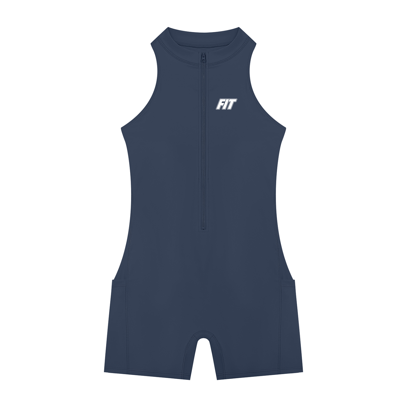 Women’s Cardio District x FIT Quarter-Zip Yoga Romper