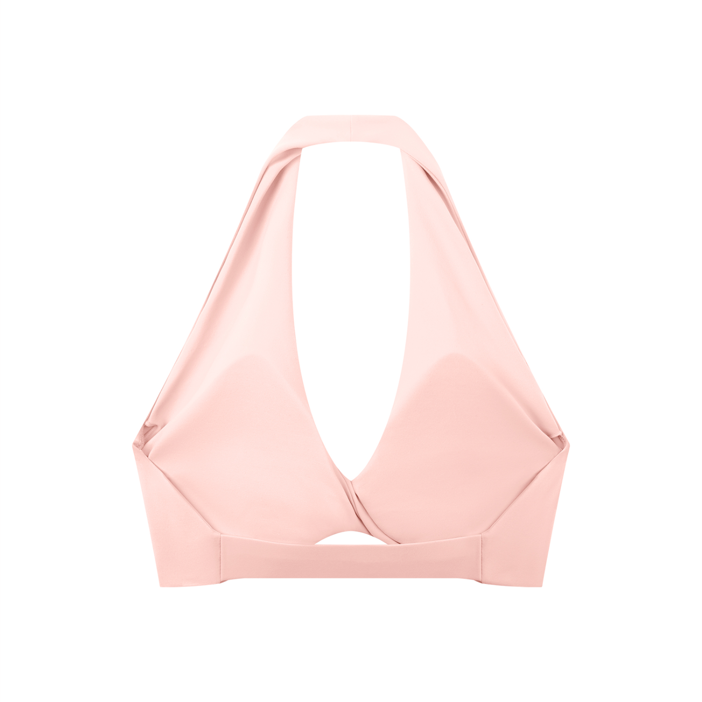 Women's Cardio District x FIT Pleated Halter Sports Bra