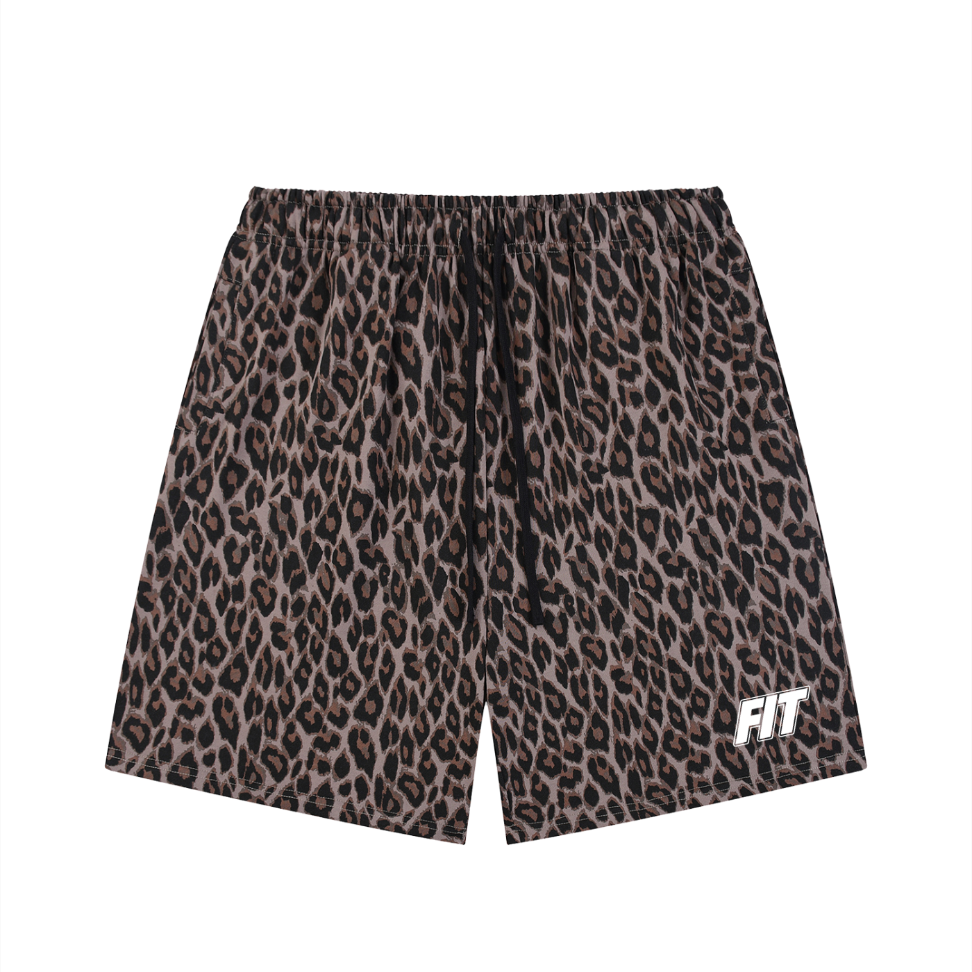 Men's Cardio District x FIT  Heavyweight Leopard Drawstring Shorts