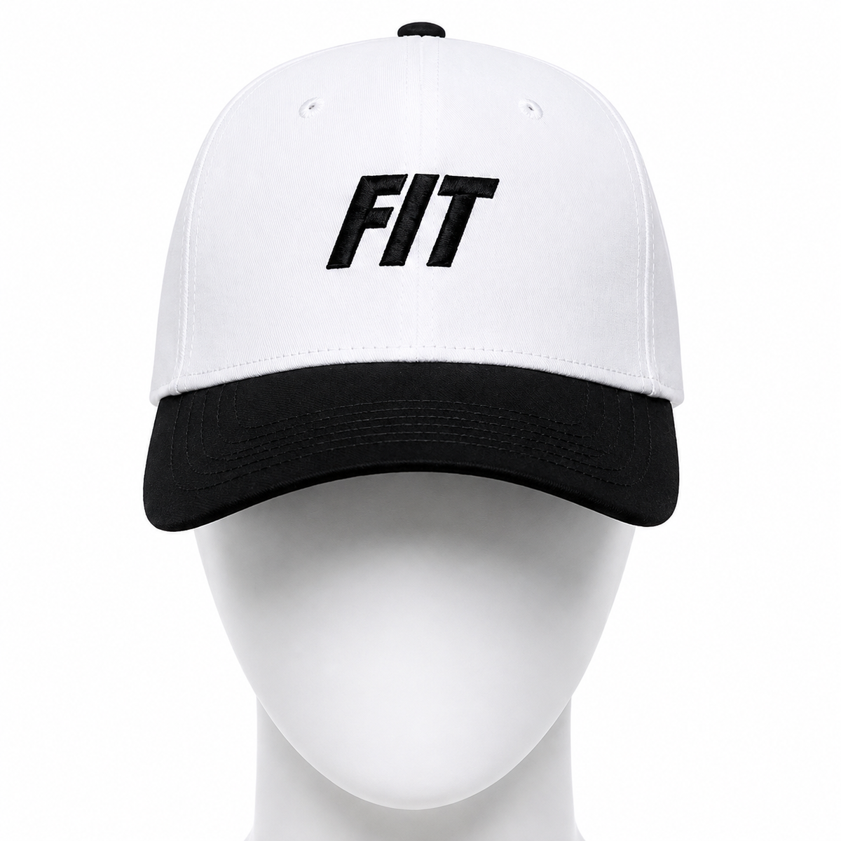 Cardio District x FIT White Crown Two Tone Cap