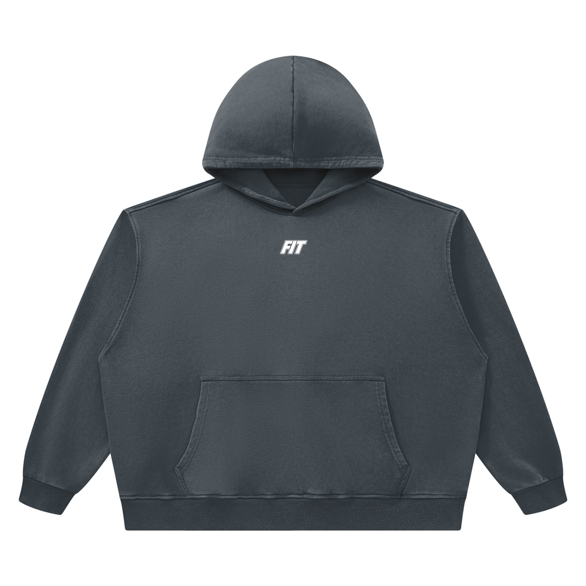 Men's Cardio District x FIT Heavyweight Vintage Wash Boxy Hoodie