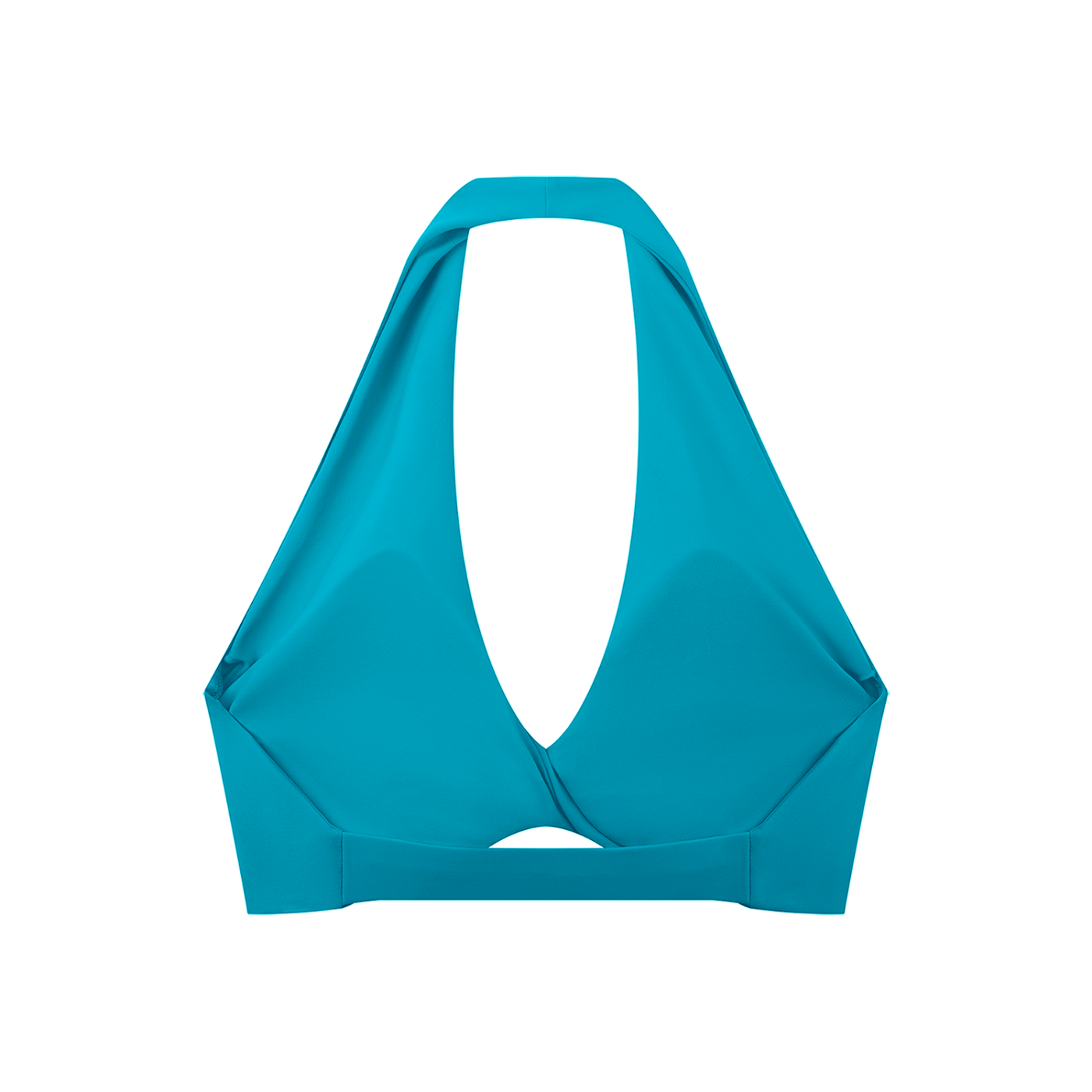 Women's Cardio District x FIT Pleated Halter Sports Bra