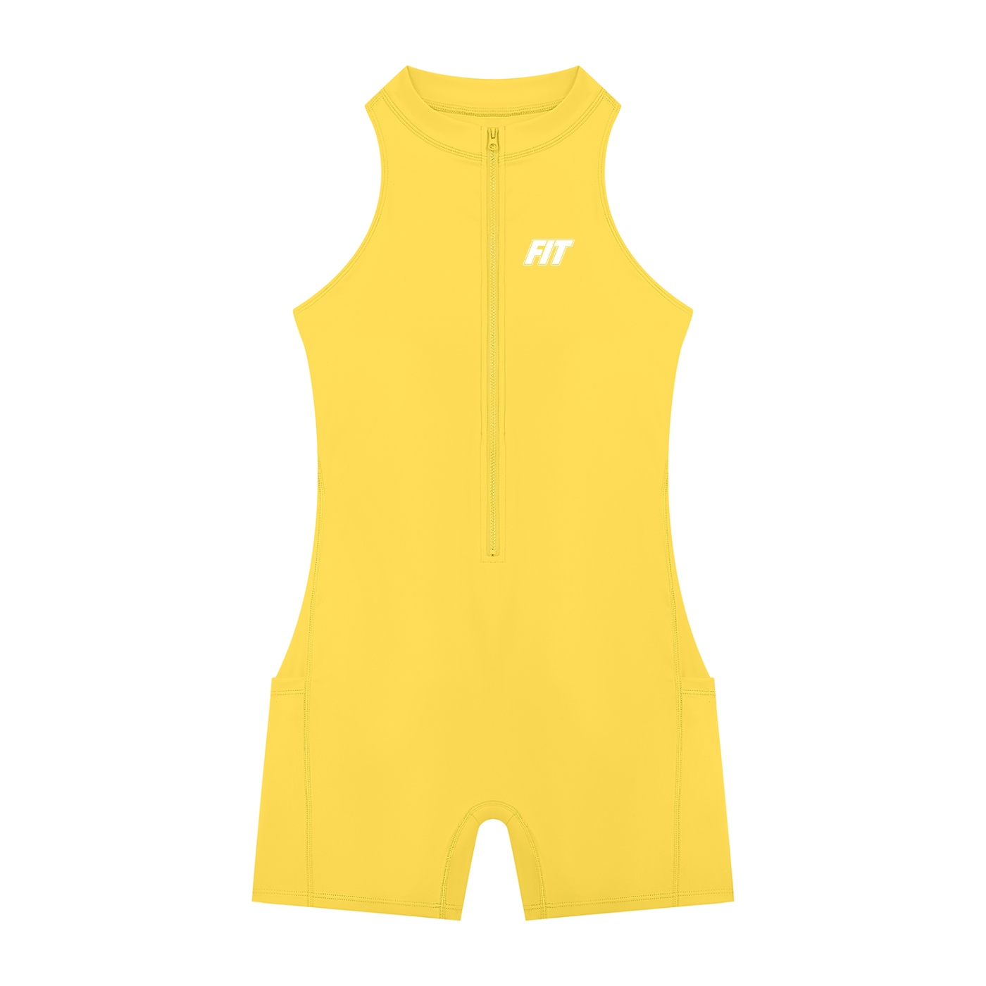 Women’s Cardio District x FIT Quarter-Zip Yoga Romper