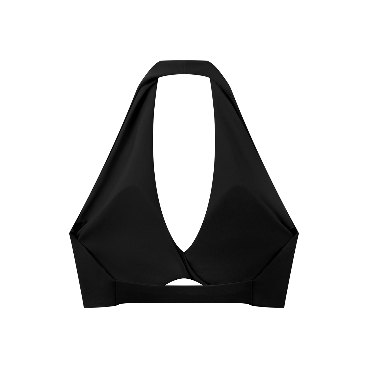 Women's Cardio District x FIT Pleated Halter Sports Bra