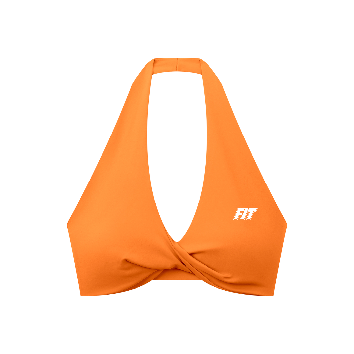 Women's Cardio District x FIT Pleated Halter Sports Bra