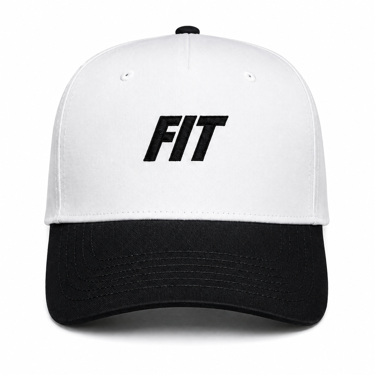 Cardio District x FIT White Crown Two Tone Cap