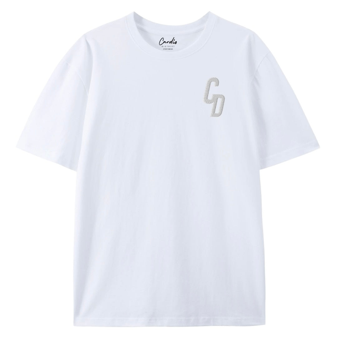 Unisex Cardio District Regular Fit Crew Neck "CD" T Shirt