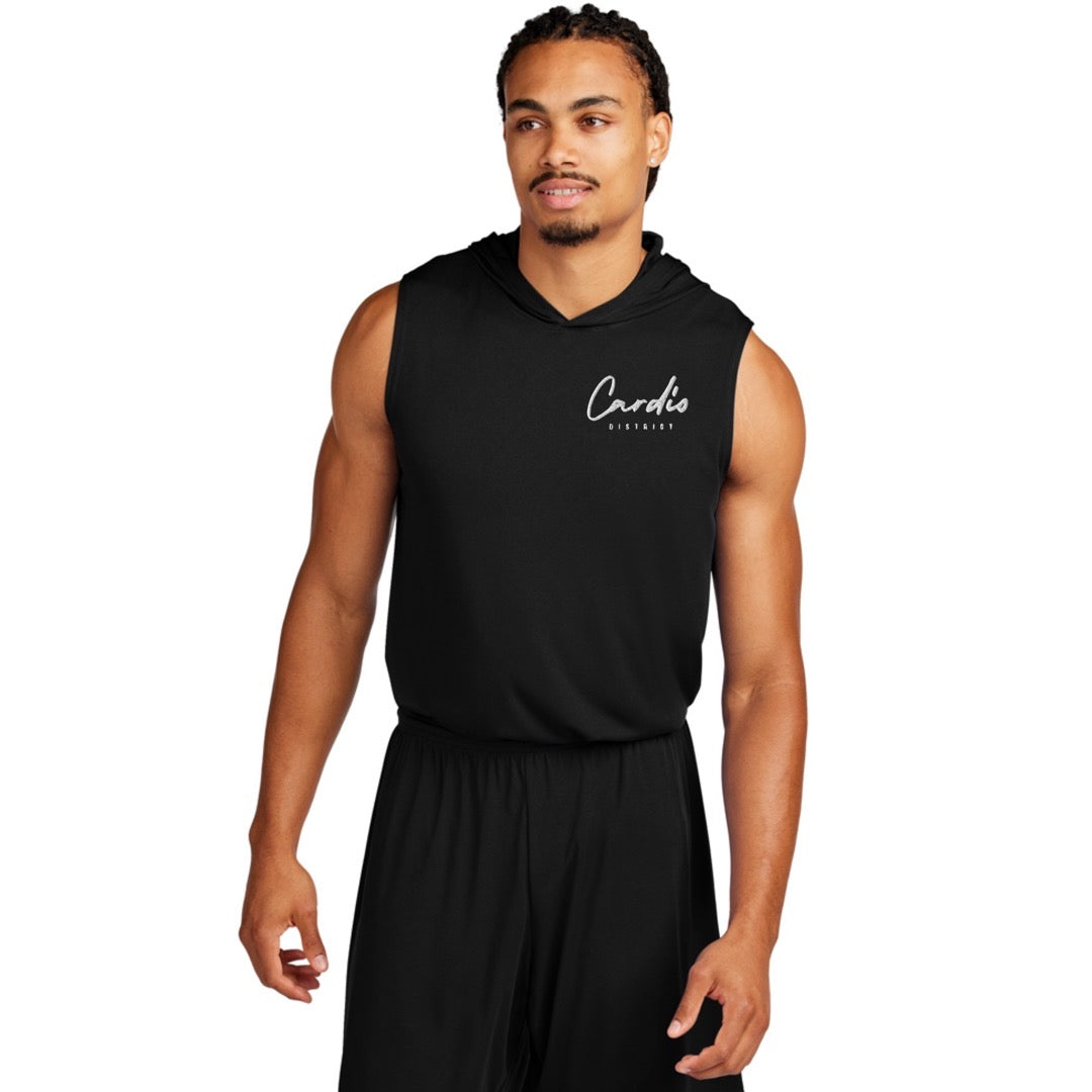 Men Cardio District Sleeveless Hoodie