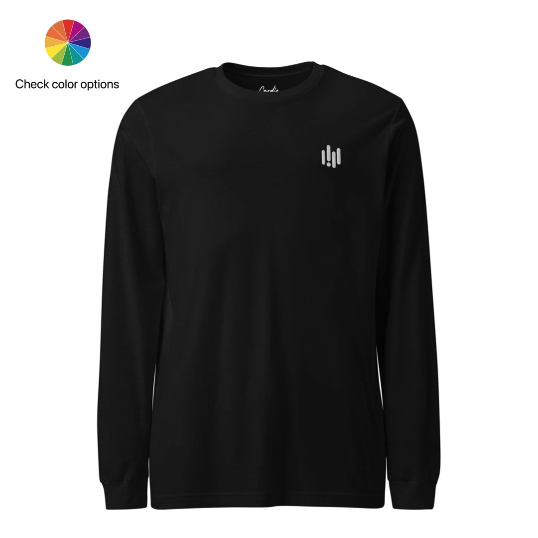 Unisex Cardio District Long Sleeve Logo Tee