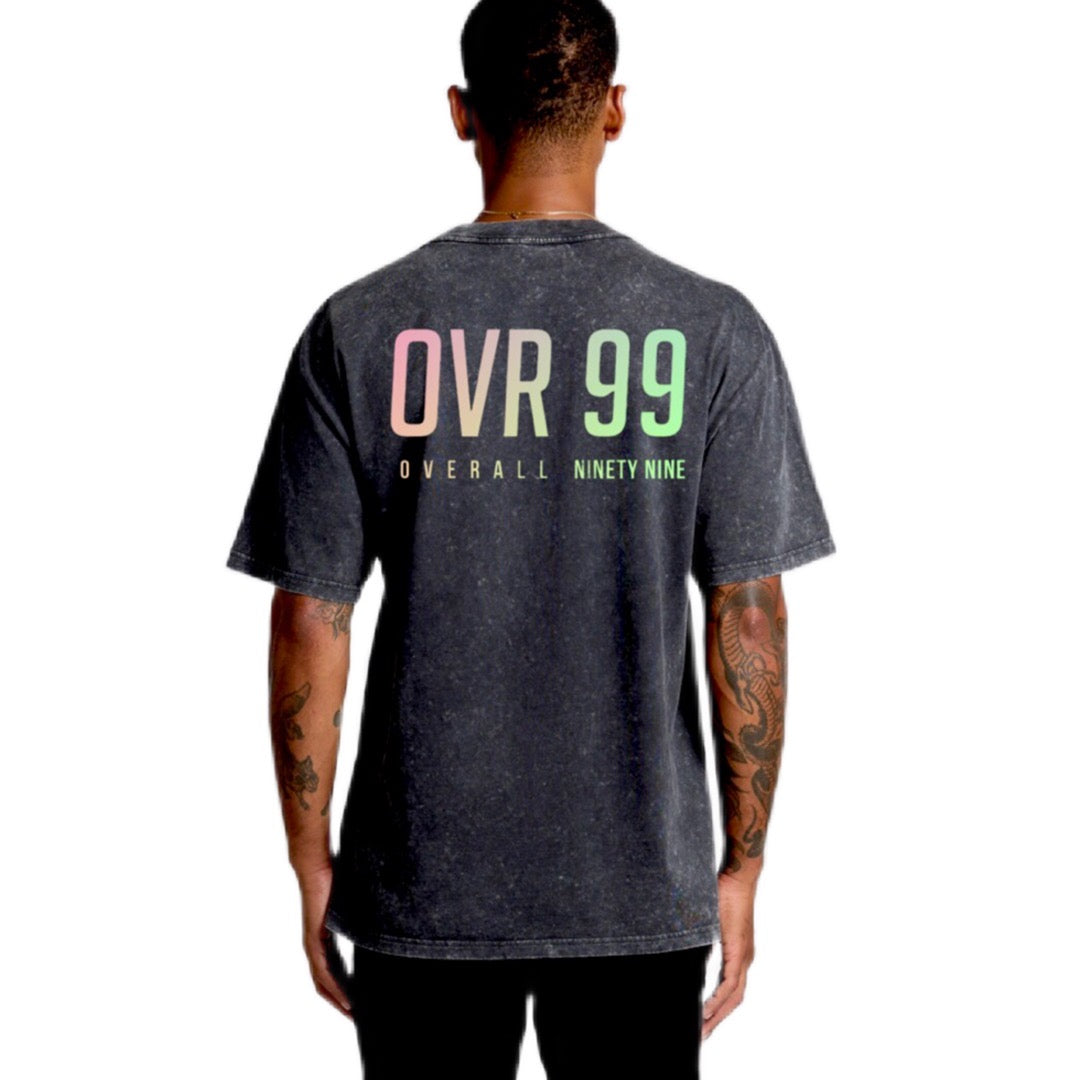 Men OVR99 Oversized Stone Wash Heavy Tee