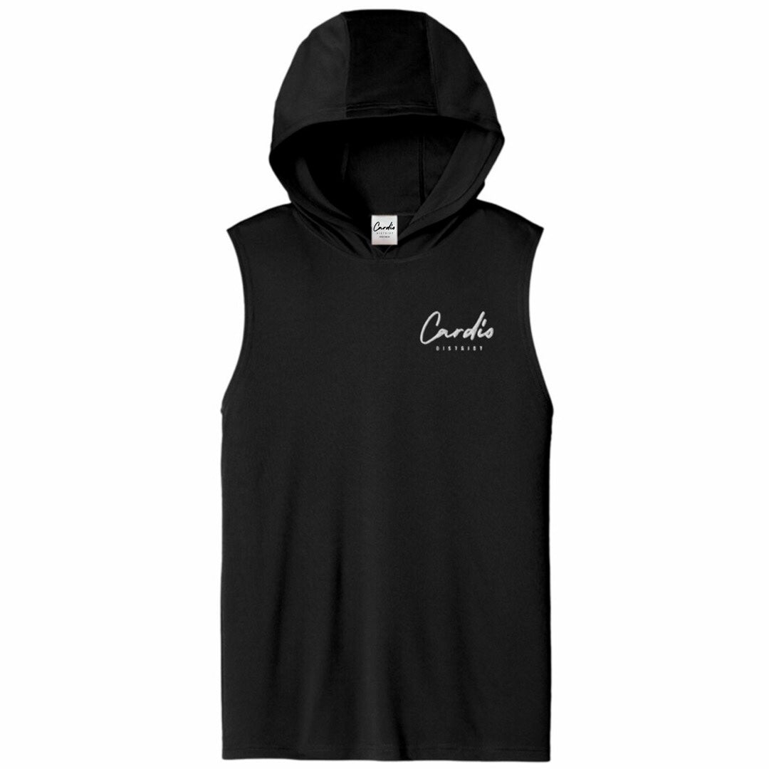 Men Cardio District Sleeveless Hoodie