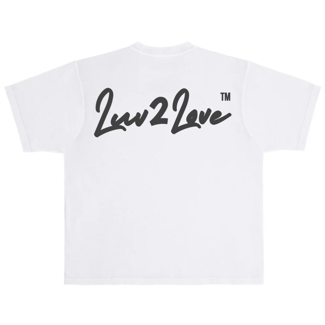 Women Oversized Luv2Love Heavyweight T Shirt