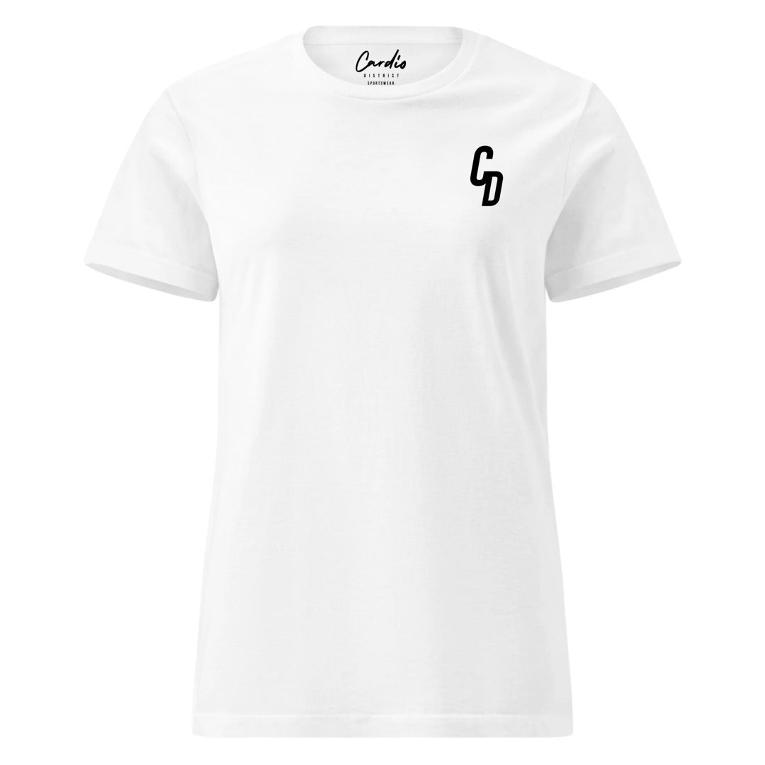 Women's Cardio District Regular Fit Crew Neck "CD" Logo T-Shirt
