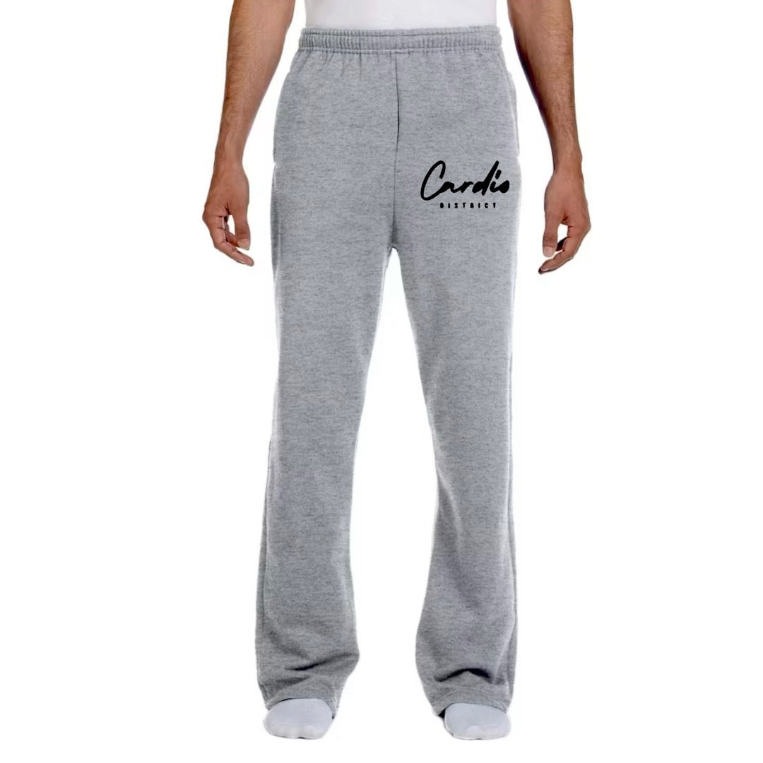 Mens Cardio District Open Bottom Sweatpants