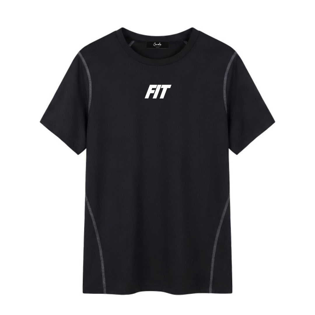 Men's "Cardio District X FIT" Contrast Stitch Performance T-Shirt