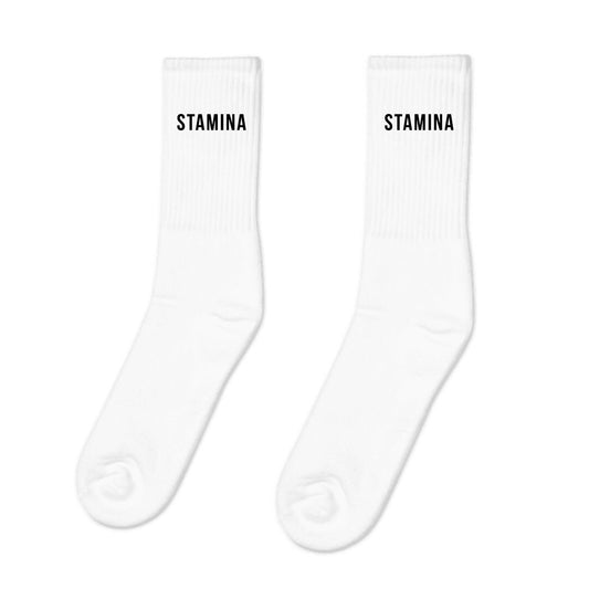 Cardio District Stamina Embroidered socks