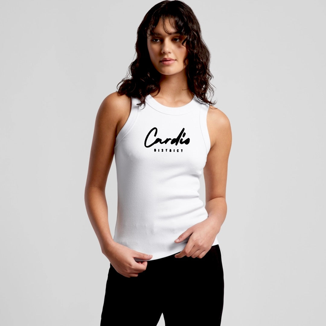 Women's Cardio District Organic Rib Tank