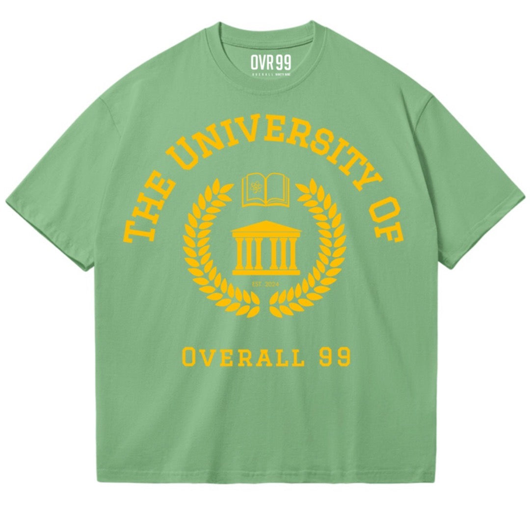 Unisex Overall Ninety "University" Of Nine Loose T shirt