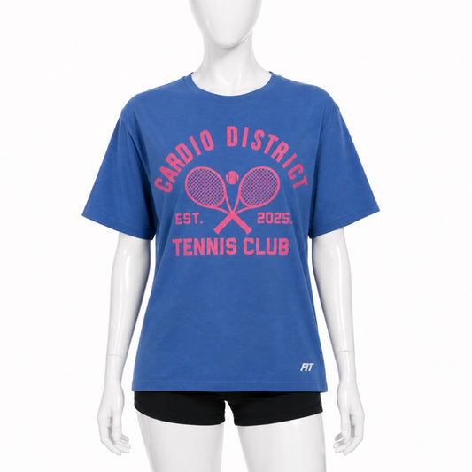 Women's Cardio District x FIT "Tennis Club" Softstyle tee