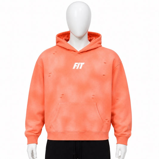 Men's Cardio District x FIT Sunfade Frayed Fleece Hoodie