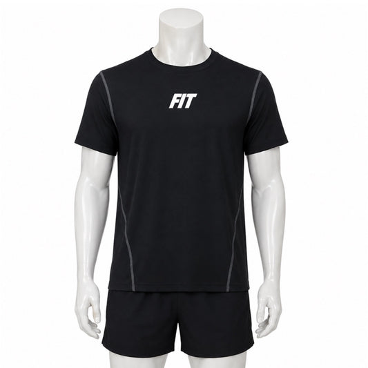 Men's "Cardio District X FIT" Contrast Stitch Performance T-Shirt