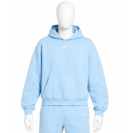 Mens Cardio District x FIT boxy heavyweight Embroidered Logo hoodie