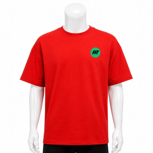 Mens Cardio District X FIT Drop Shoulder Cotton T-Shirt