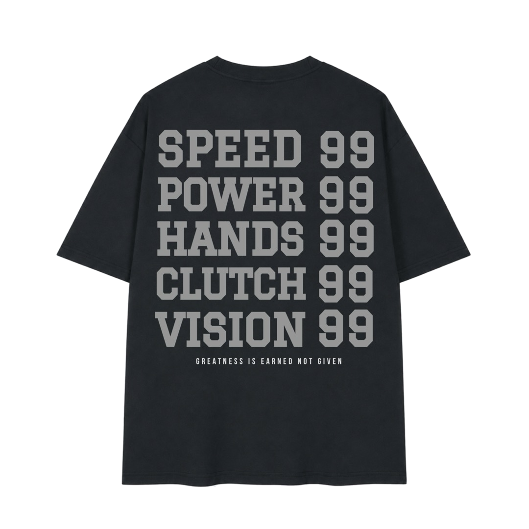 Mens Cardio District X FIT Overall Ninety Nine Football Tee